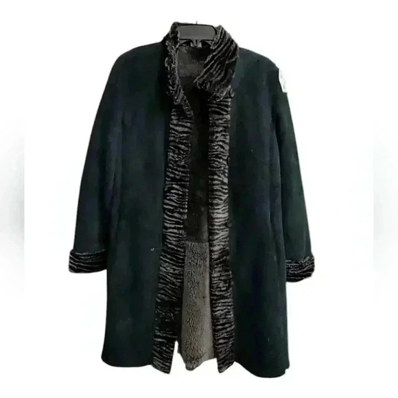Autunno Shearlings suede fur coat - Picture 1 of 4
